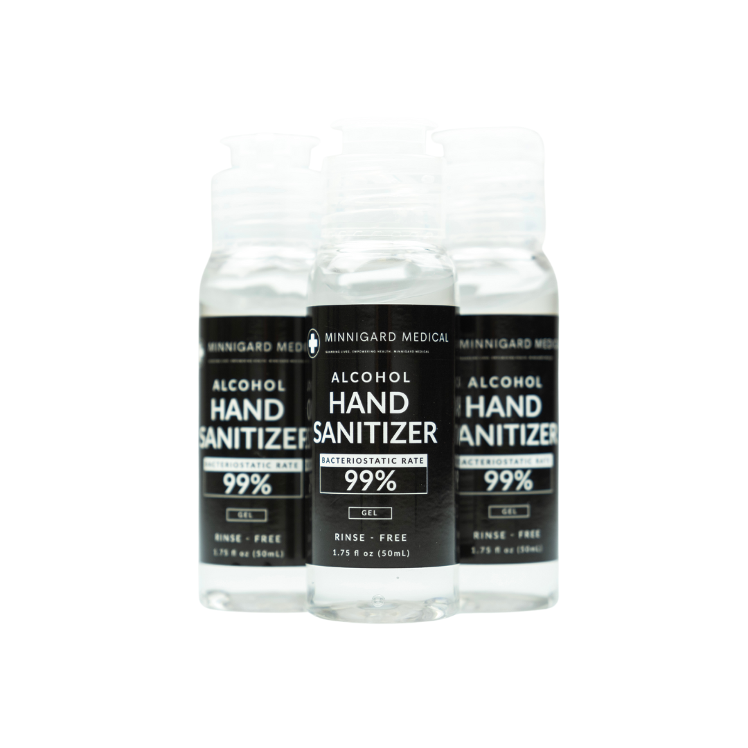 Minnigard Hand 50ml Hand Sanitiser Gel (Pack of 3)